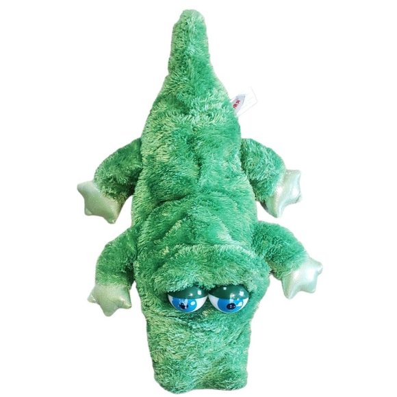 Aurora World Crocodile Alligator Hand Puppet 13" Plush Body Green Stuffed Toy - Picture 3 of 9